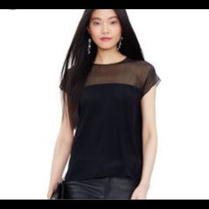 Black polo Ralph Lauren blouse